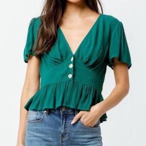 Patrons of Peace Emerald Top